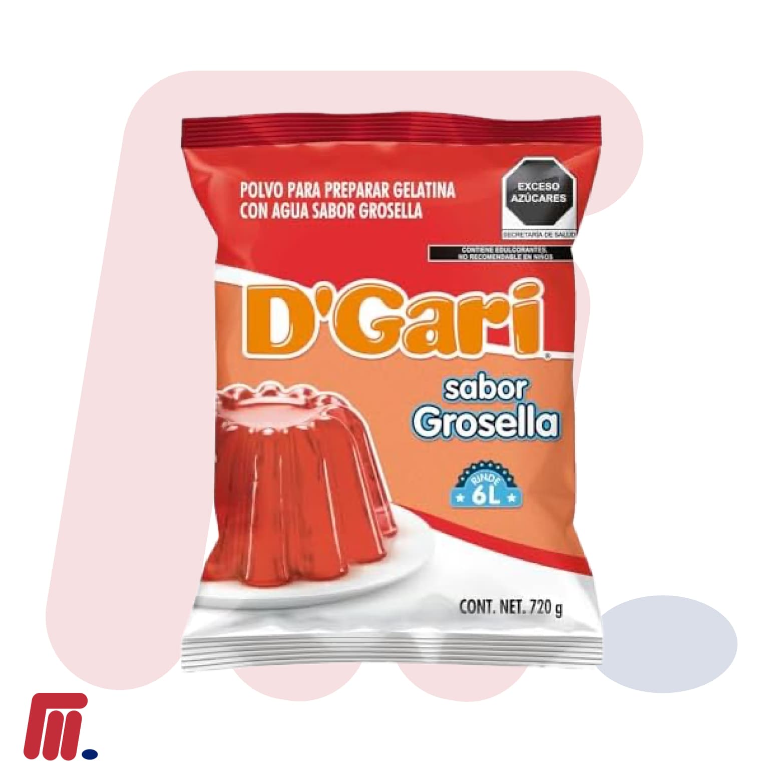 Gelatina Sabor Grosella D'Gari al Mayoreo: El Postre Dulce y Afrutado para tu Negocio en Monterrey