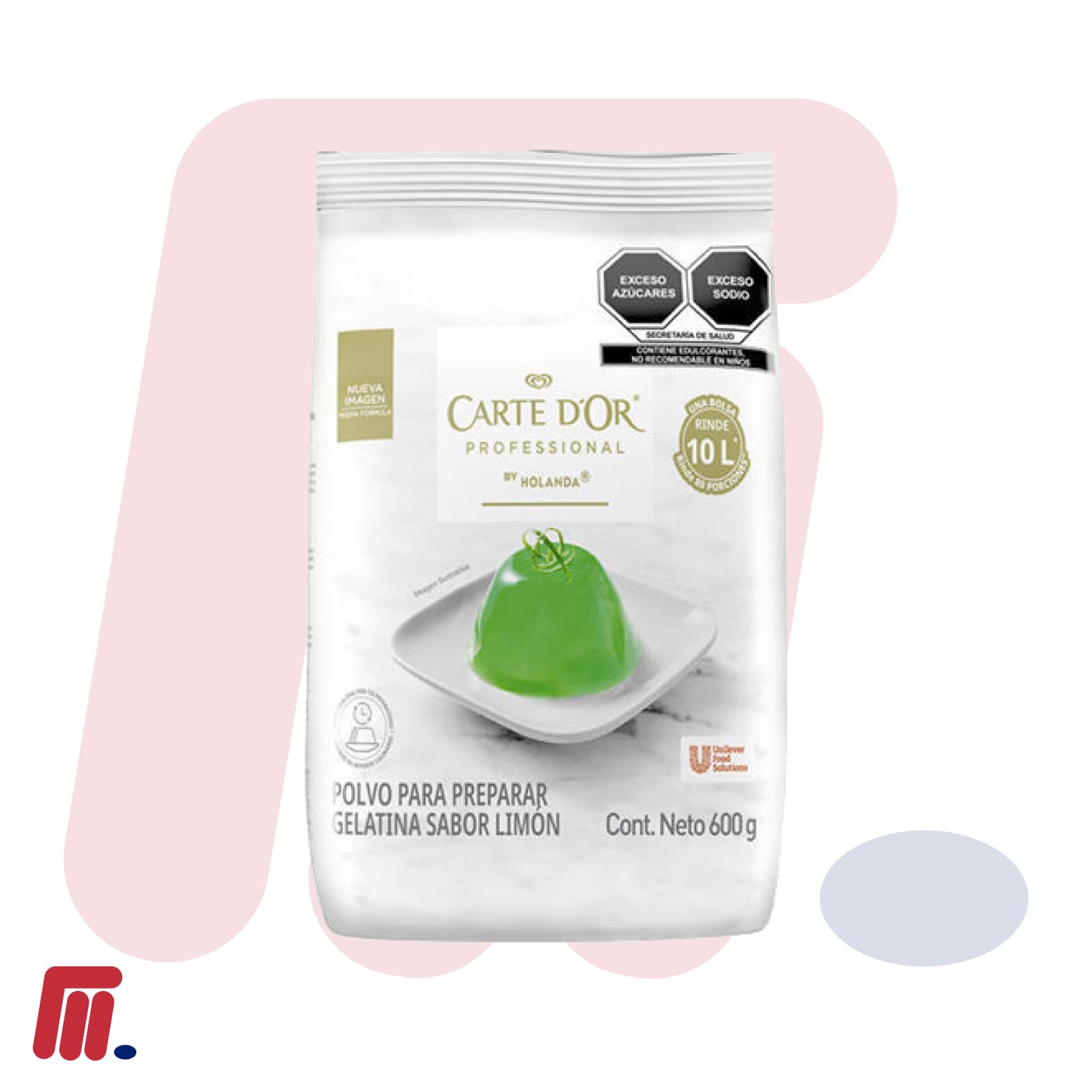 Gelatina Sabor Limón Carte D'Or al Mayoreo: El Postre Cítrico y Elegante para tu Negocio en Monterrey